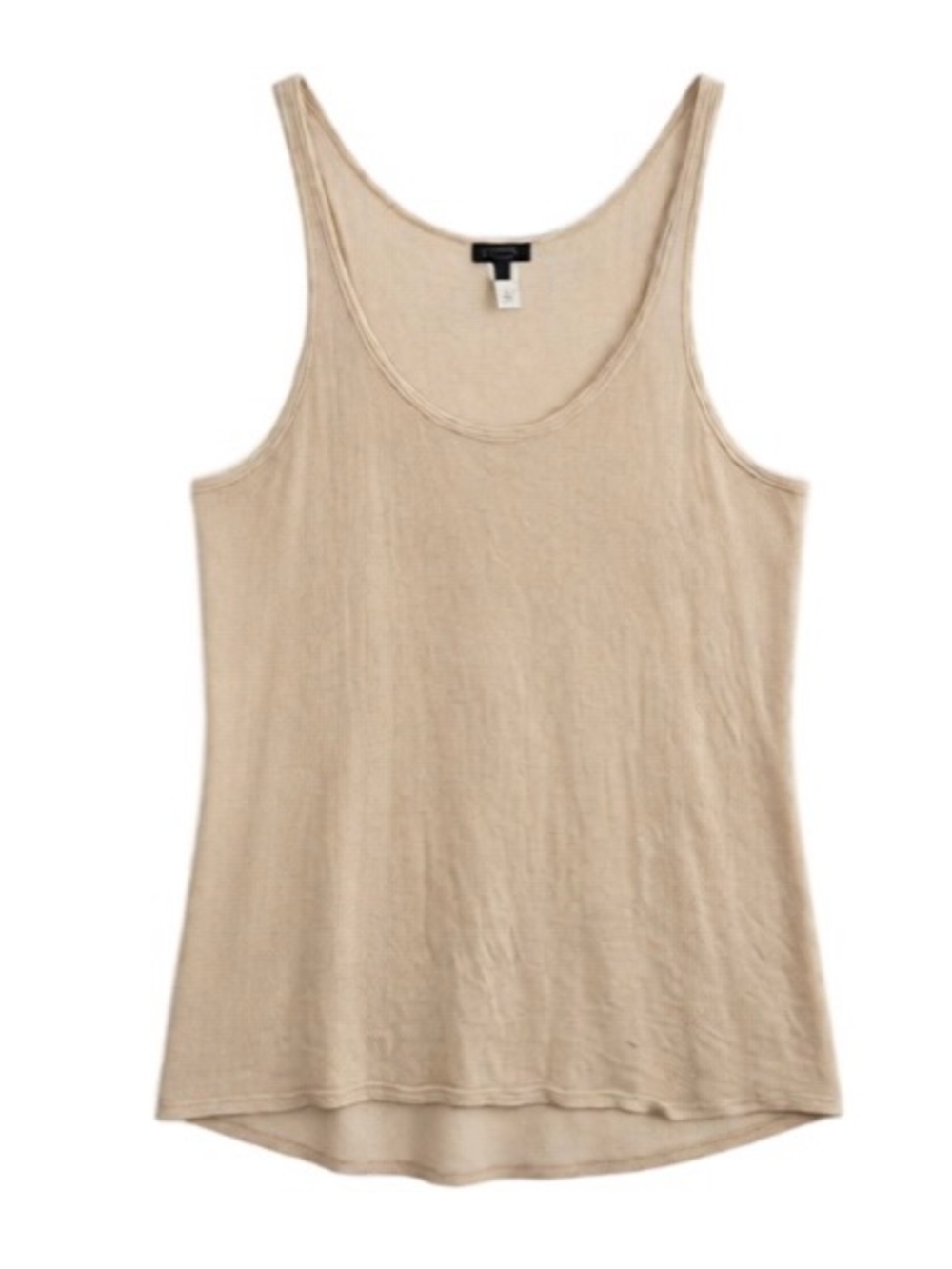 J. Crew Collection Cashmere Tank light pink/beige